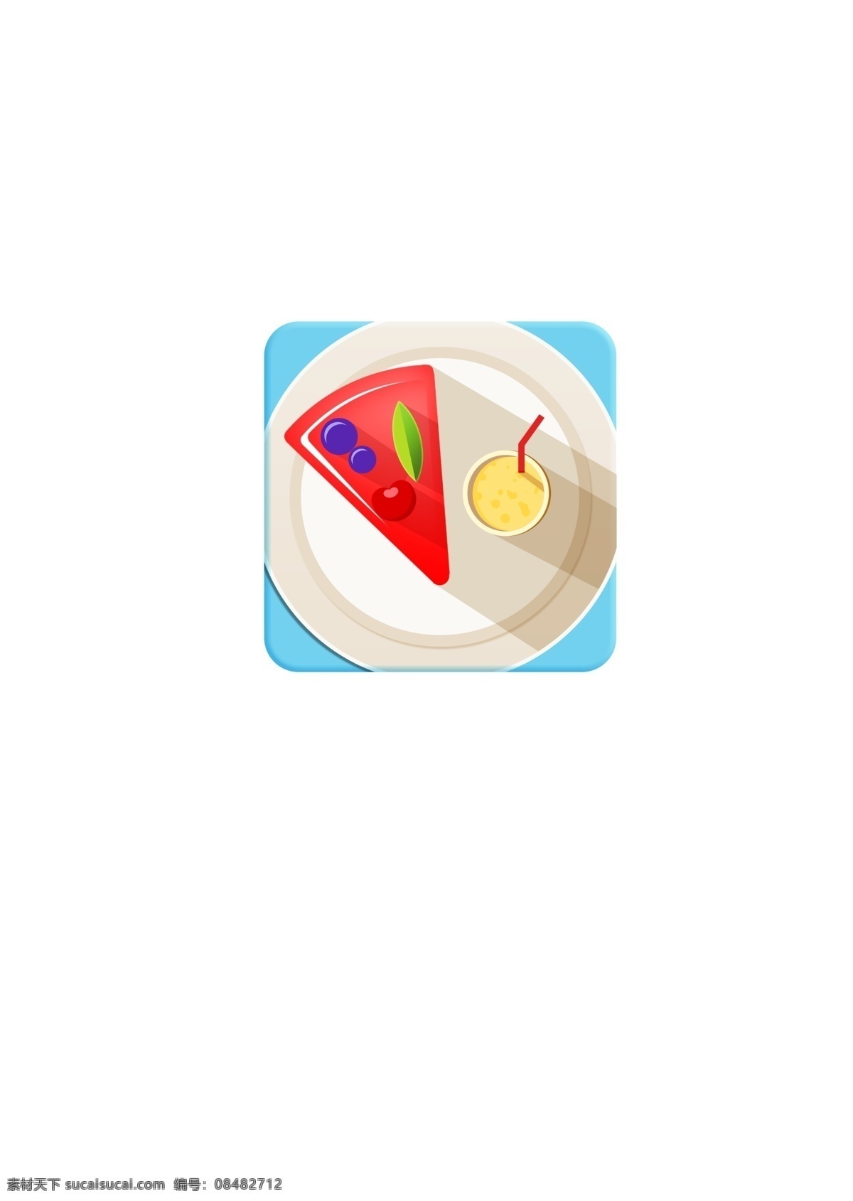 icon 扁平化 下午茶 图标 ui 平面设计