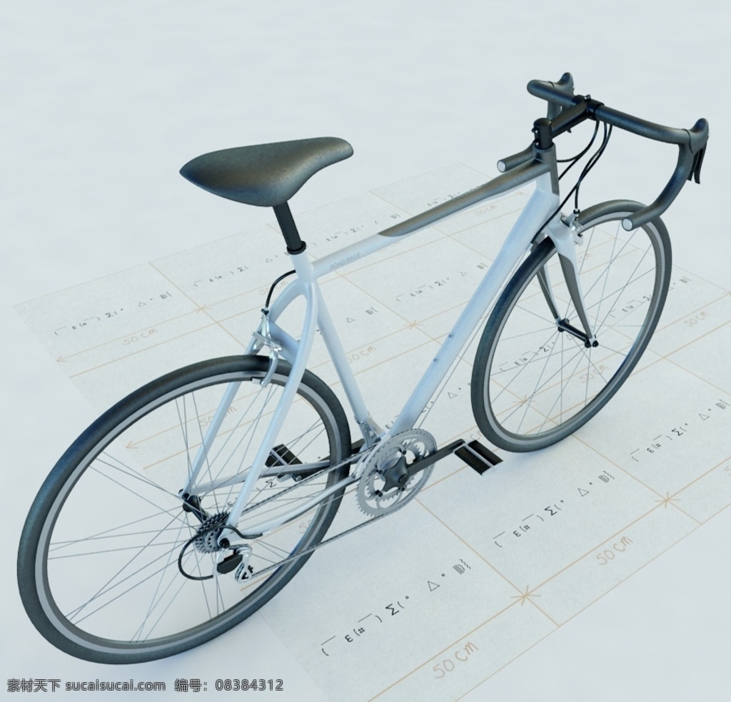 自行车 运动 运动器材 运动模型 vray模型 高品质模型 室内模型 3d设计 max