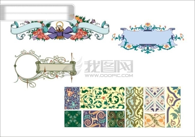 欧式 花边 纹理 边框 条纹 相框 底纹理 矢量图 花纹花边