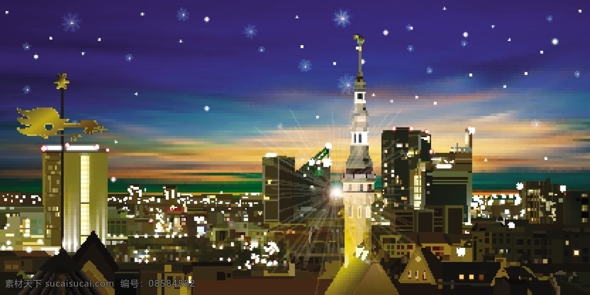 背景 插图 城市 城市剪影 城市建设 城市建筑 城市夜景 大厦 灯光 都市 高楼 楼宇 写字楼 商务楼 金融大厦 楼房 建筑 房地产 夜景 海边 摩天大楼 建设 繁荣 繁华 剪影 手绘 矢量 城市建筑主题 建筑家居 家居装饰素材 建筑设计
