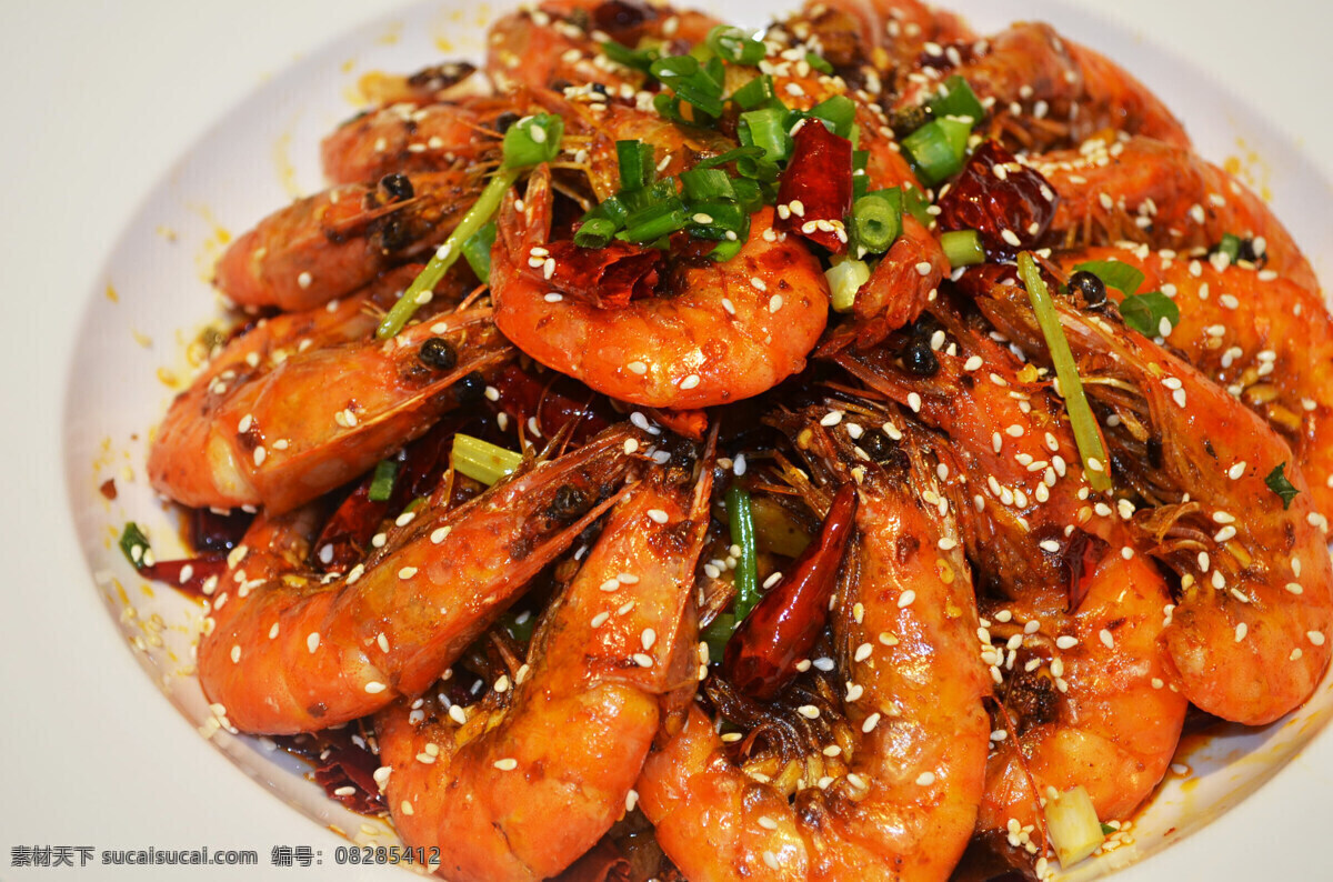 香辣虾 大盘虾 虾 大虾 麻辣虾 传统美食 餐饮美食