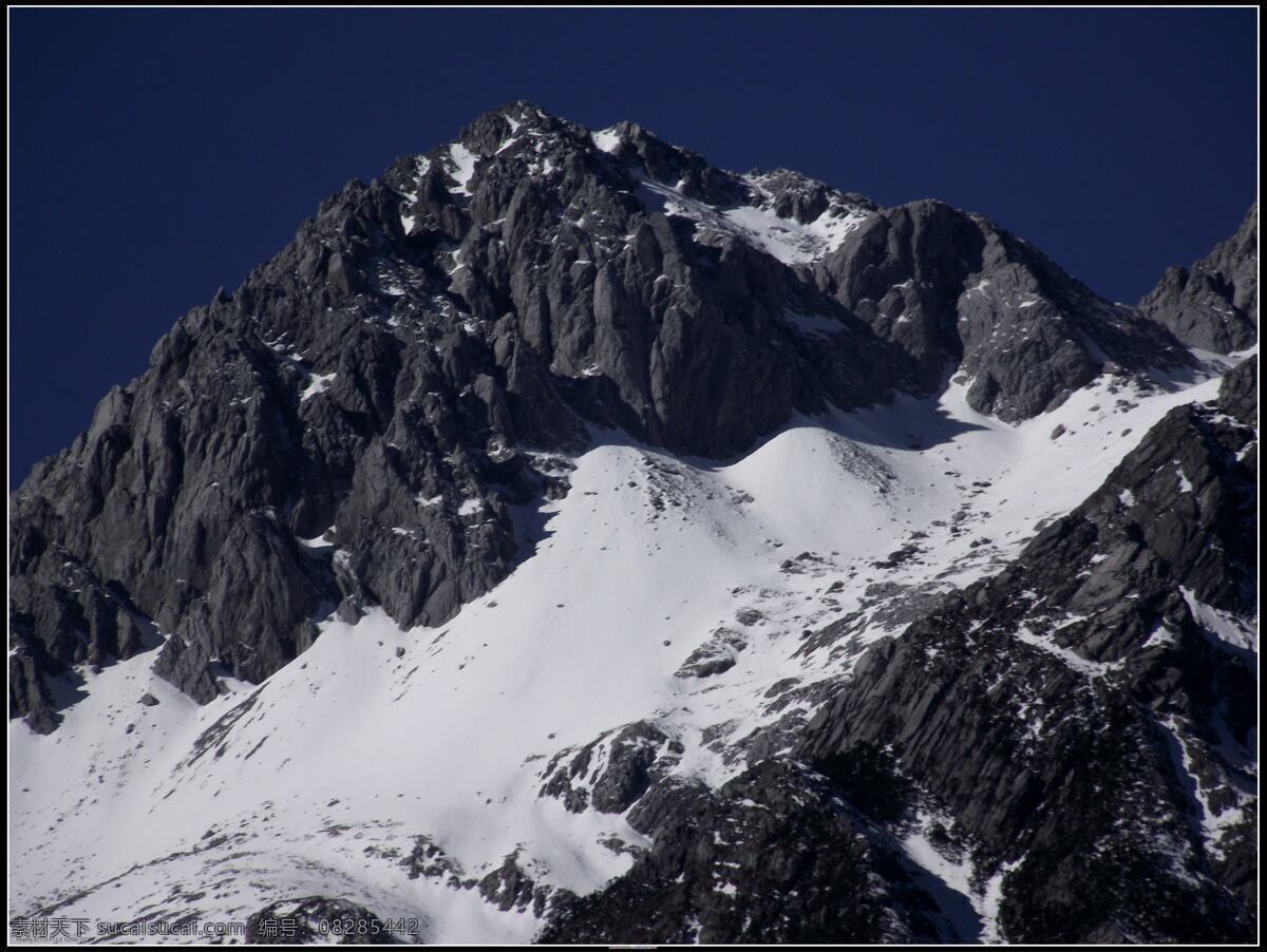 玉龙雪山 云南丽江 积雪 国内旅游 旅游摄影