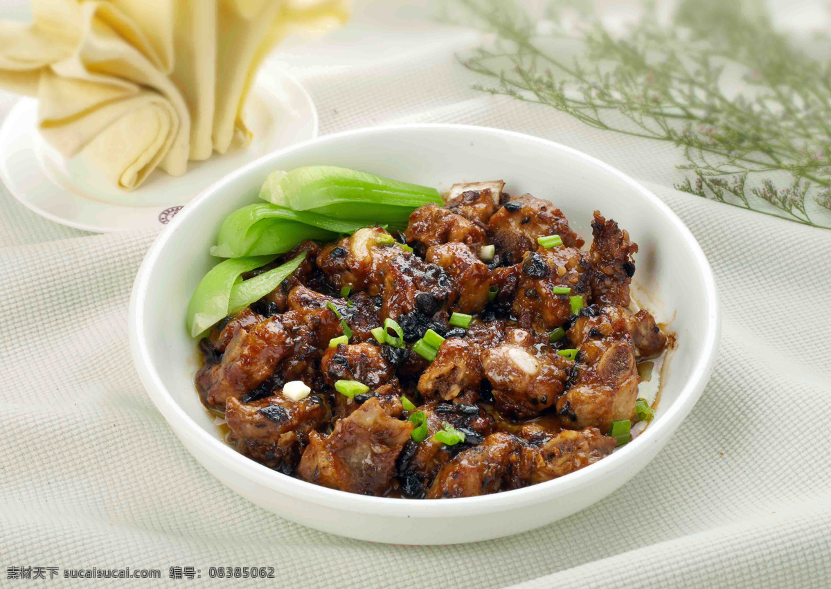 豉汁蒸排骨 蒸排骨 豉汁排骨 豉汁 菜 排骨 高清菜谱用图 餐饮美食 传统美食 摄影图片
