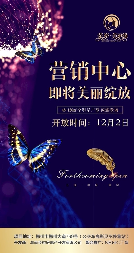 营销中心开放 地产 营销中心 开放 盛大 绽放 微信