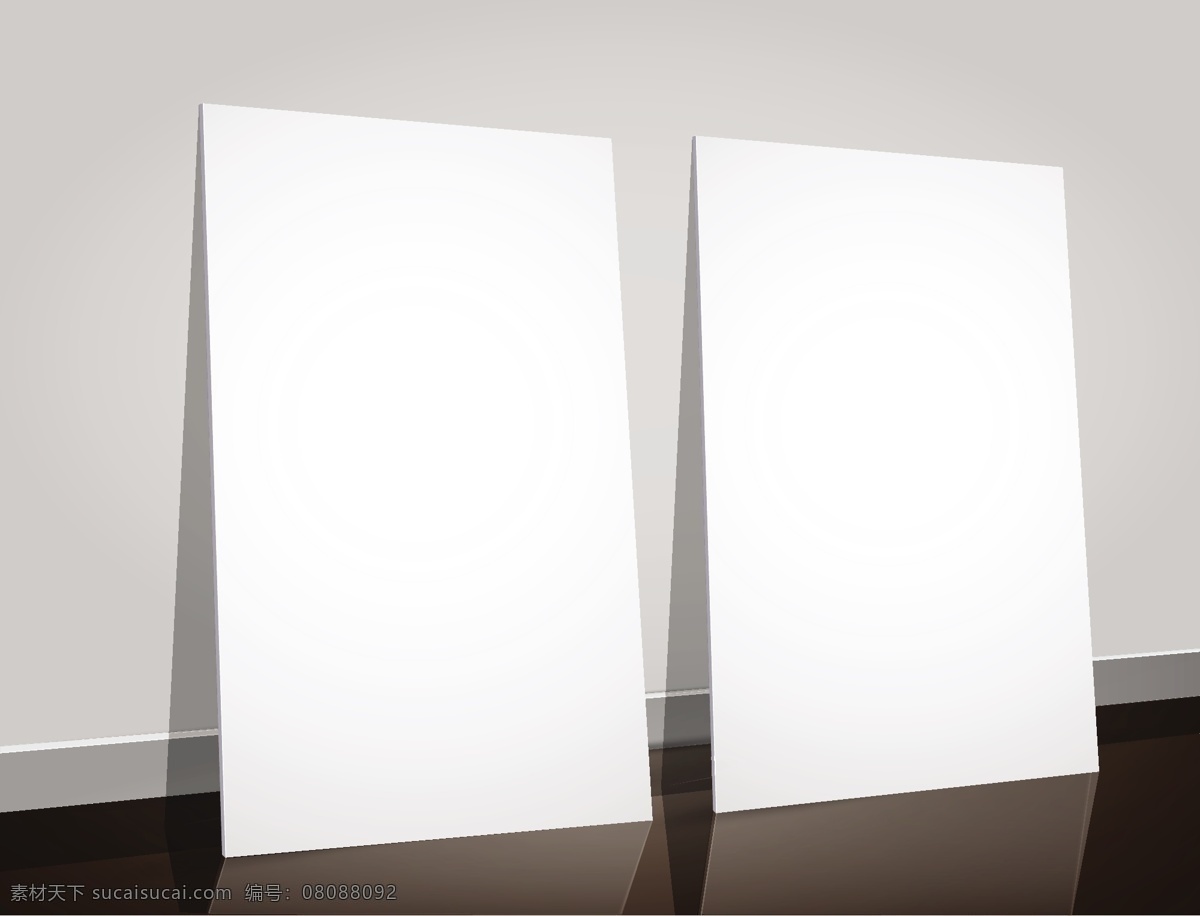 精美 空白 展板 效果图 矢量 白板 白色 背景 背景板 墙面 矢量素材 展示板 其他展板设计