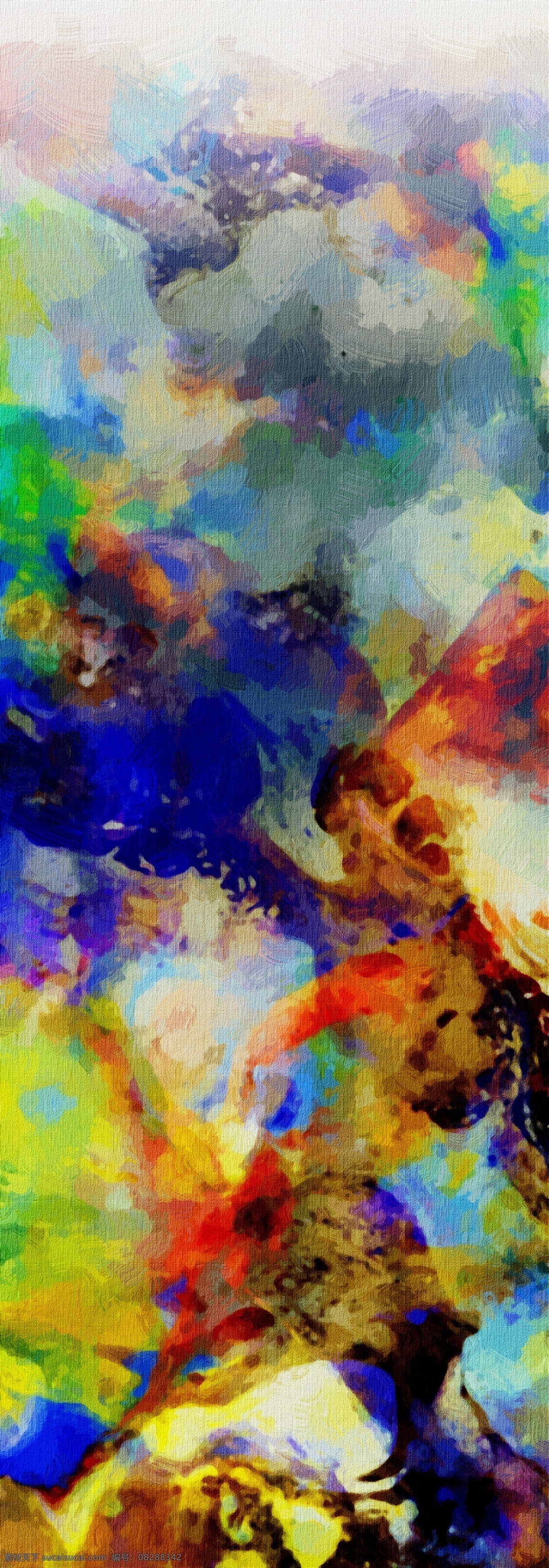 抽象手绘油画 抽象 水墨 绘画 油画 手绘 装饰画 时尚 简约 抽象绘画作品 文化艺术 美术绘画