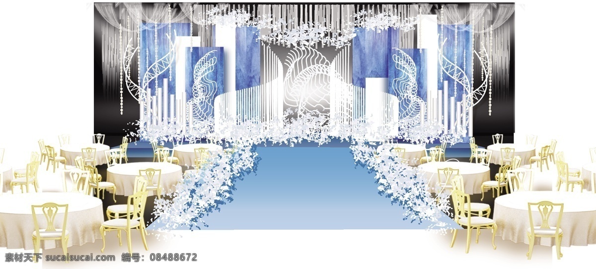 蓝色 简约 婚礼 主 舞台 效果图 蓝色婚礼 婚礼设计 婚礼效果图 几何婚礼 简约婚礼 唯美婚礼 浪漫婚礼 梦幻婚礼 婚礼舞台 舞台设计 婚礼主舞台 舞台效果图
