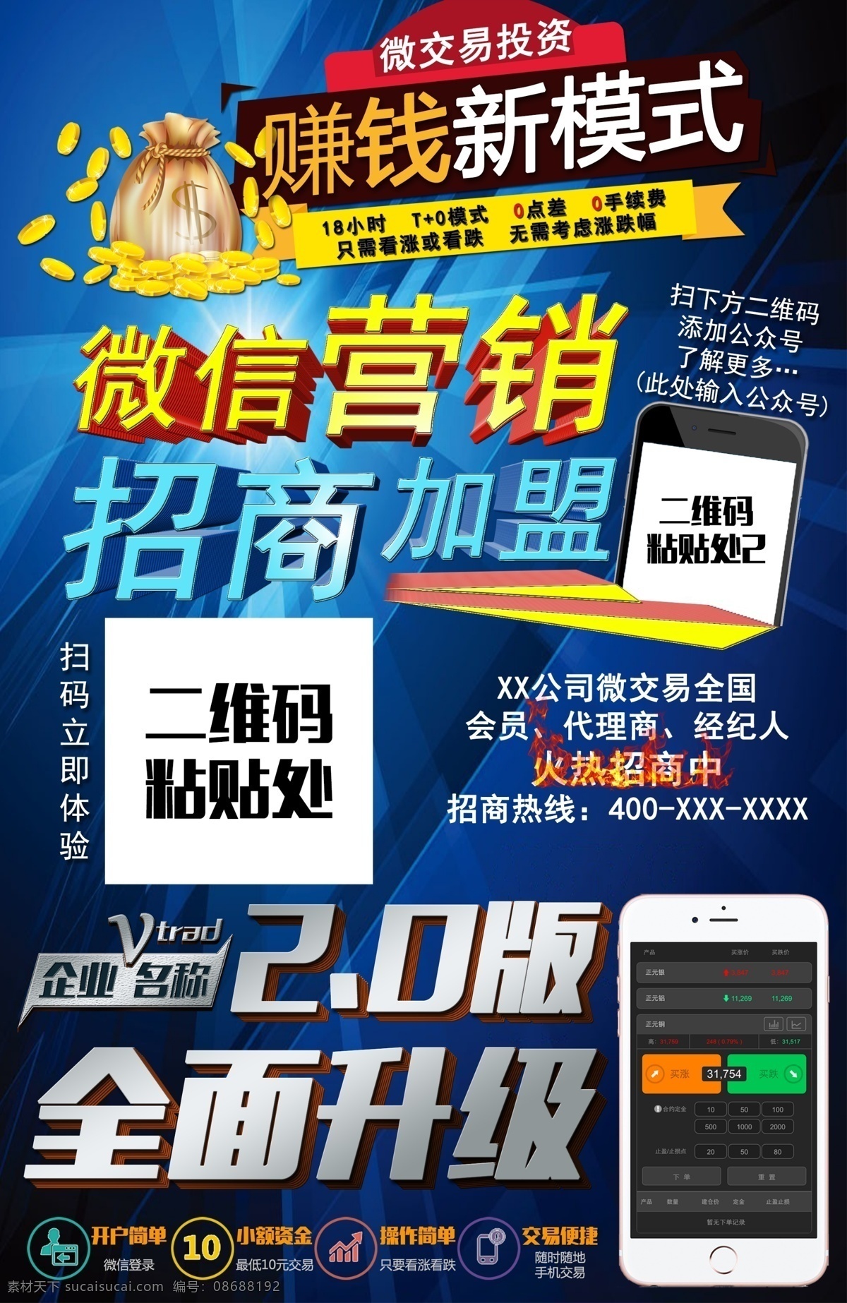 赚钱 新 模 式微 信 营销 招商 加盟 正元恒邦 银易购 手机 金融 微信 全面升级 新模式 微交易 投资