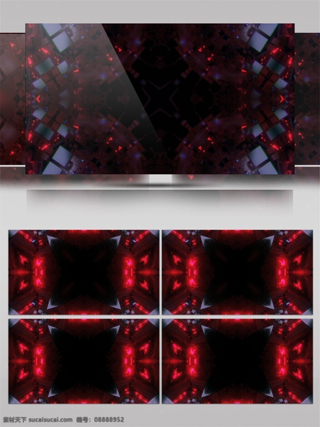 红光 太空 隧道 视频 3d视频素材 光束 红色 渲染灯光 宇宙