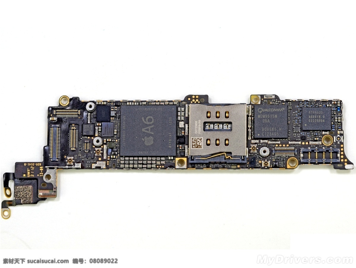 iphone5 主板 摄影图库 生活百科 数码嘉家电 数码产品 手机主板 数码家电
