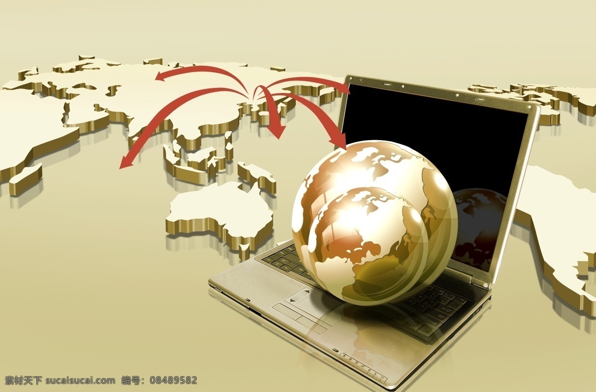 金属 质感 科技 图 世界 中国 世界板块 地球 电脑 酷 分层 源文件库 300