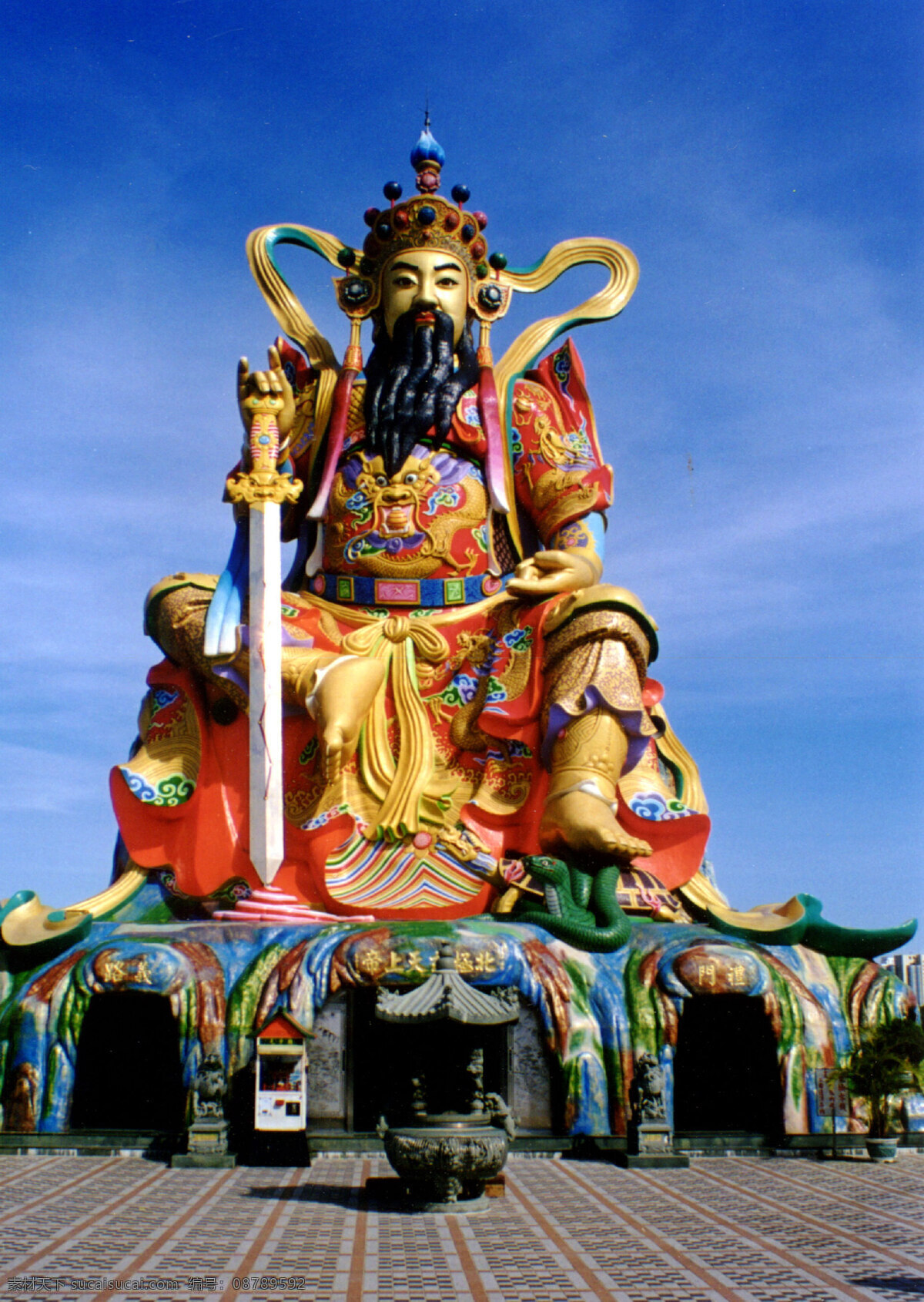 财神塑像 旅游摄影 人文景观 中国风情 摄影图库