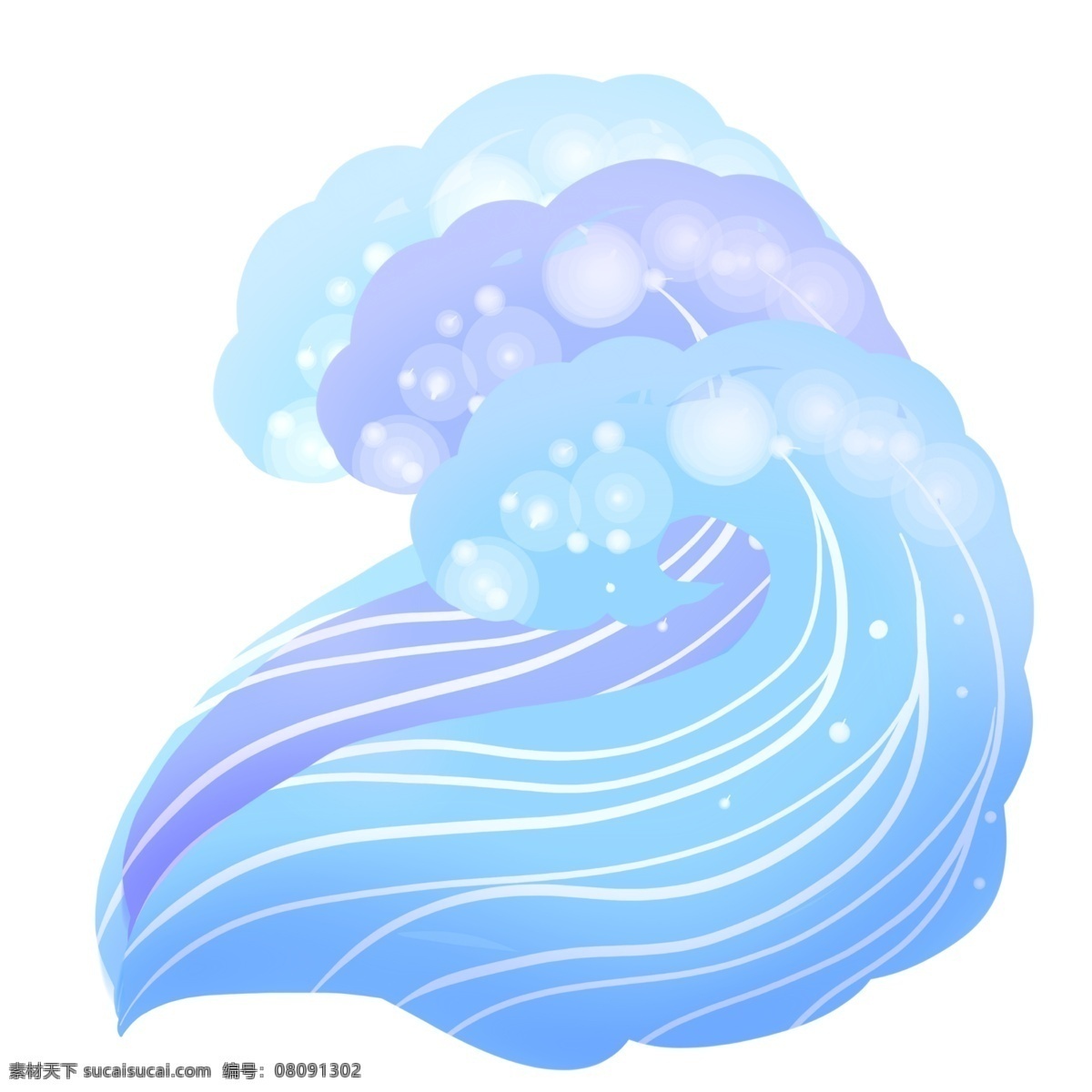 梦幻 小 清新 海浪 浪花 波浪线 小清新 装饰线 动感 蓝色 水滴 水纹 水花 波浪 纹理 蓝白 夏日 大海