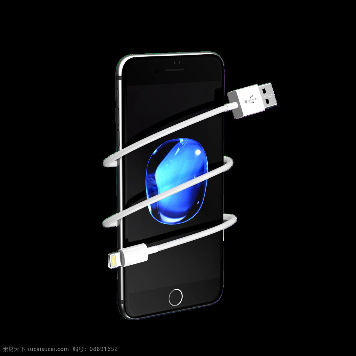 苹果 手机 充电 线 手机充电线 苹果充电线 4d 建模 建模效果图 充电器效果图 3d设计