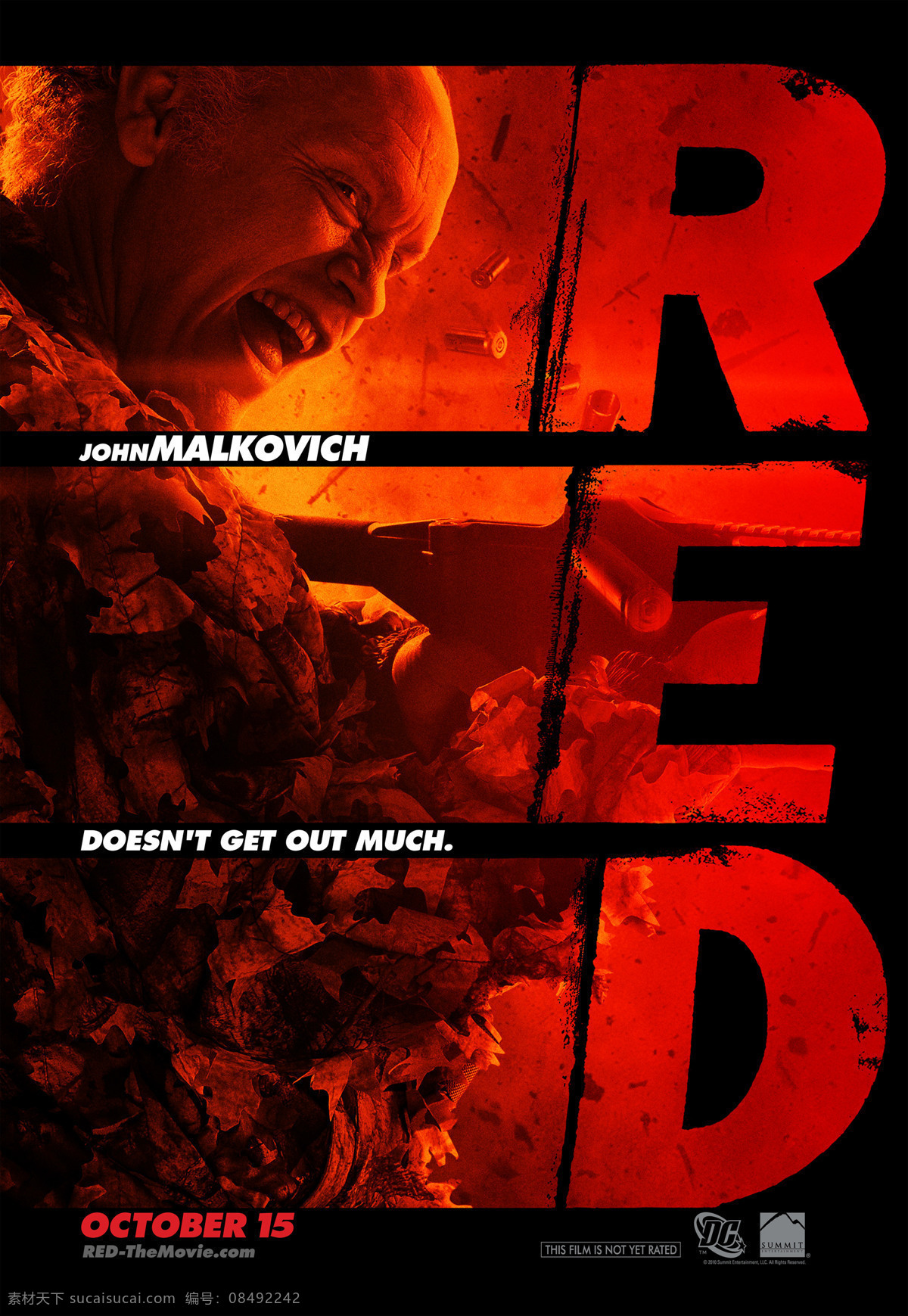 red 赤焰战场 电影海报