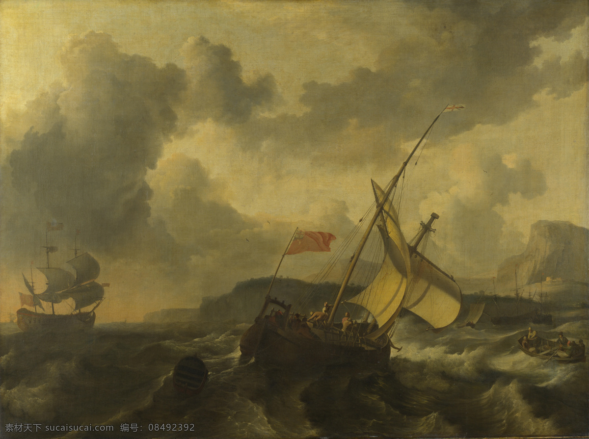 浓云免费下载 高清风景油画 浓云 油画素材下载 浓云油画素材 浓云油画 装饰素材
