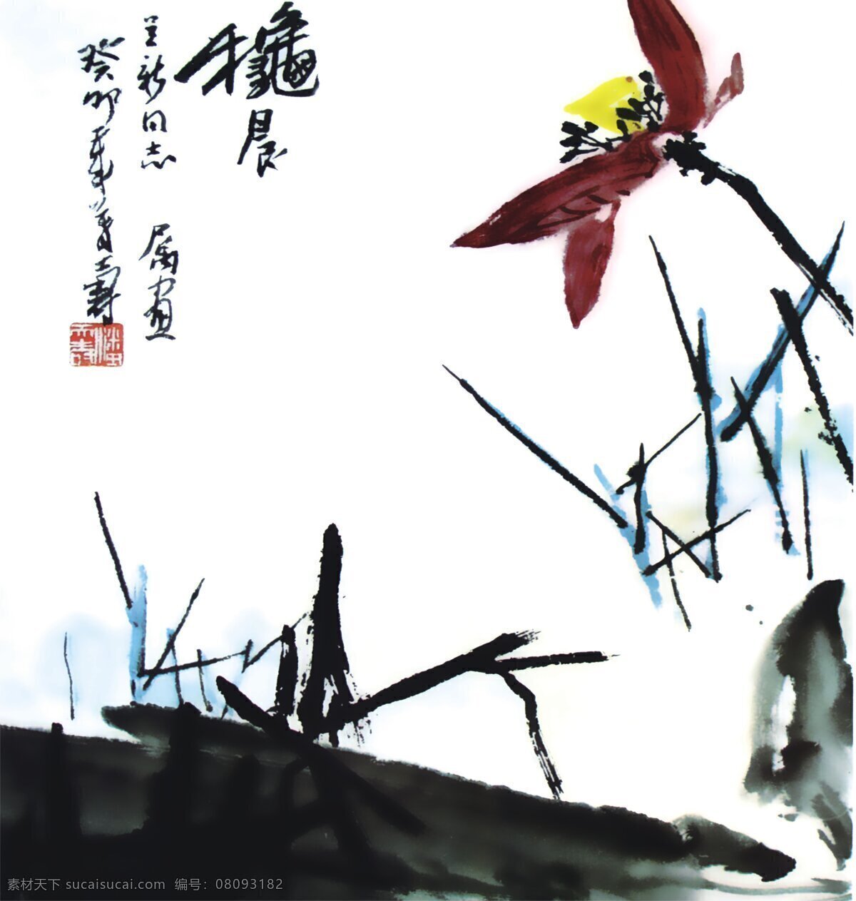 大写意 荷花免费下载 工笔画 古画 国画花鸟 荷花 花鸟 花鸟画 牡丹 牡丹花 屏风 水墨 水墨画 中国画 家居装饰素材 壁纸墙画壁纸
