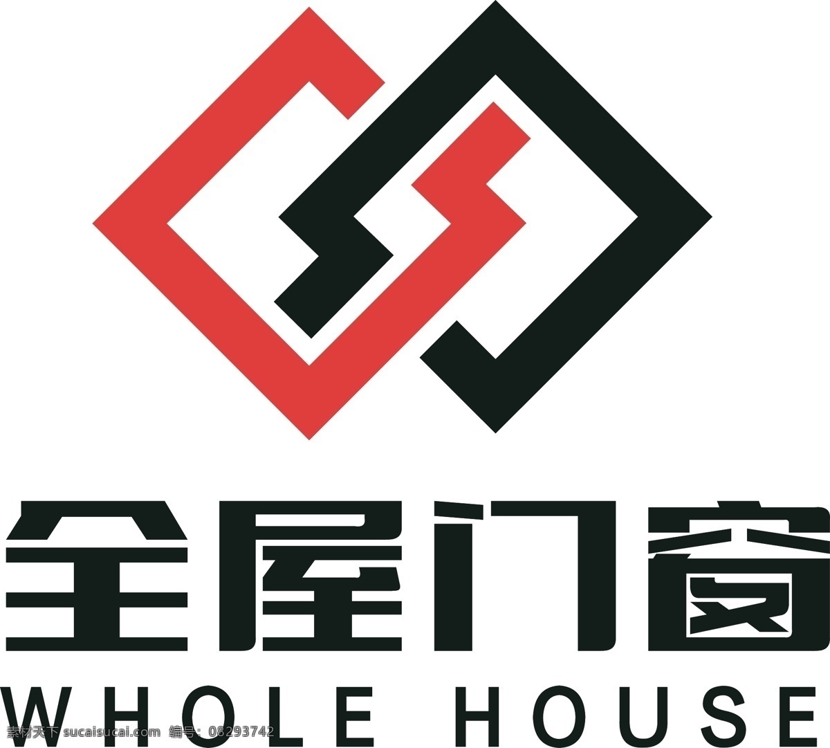 门窗 logo 花纹 简约 字母q 标志图标 其他图标