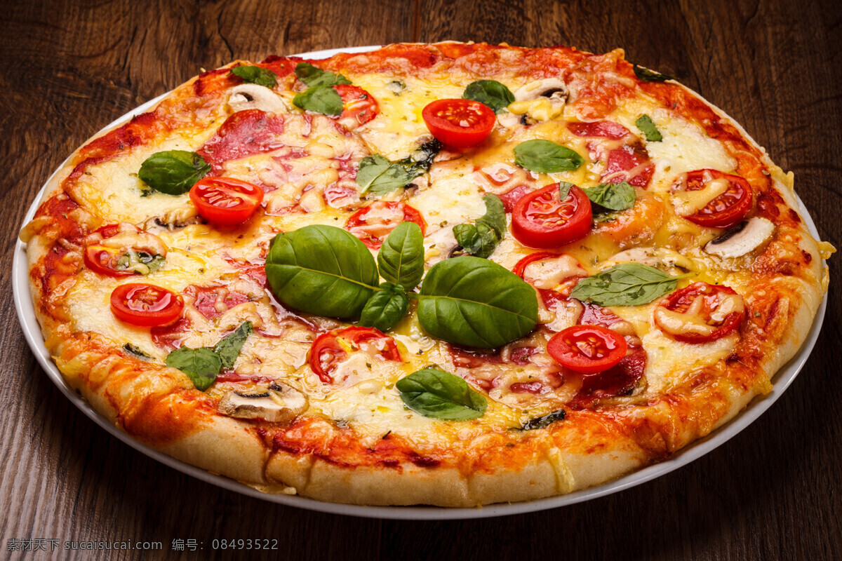 披萨 饼 美食 番茄 西红柿 意大利披萨 国外美食 美味 食物摄影 外国美食 餐饮美食