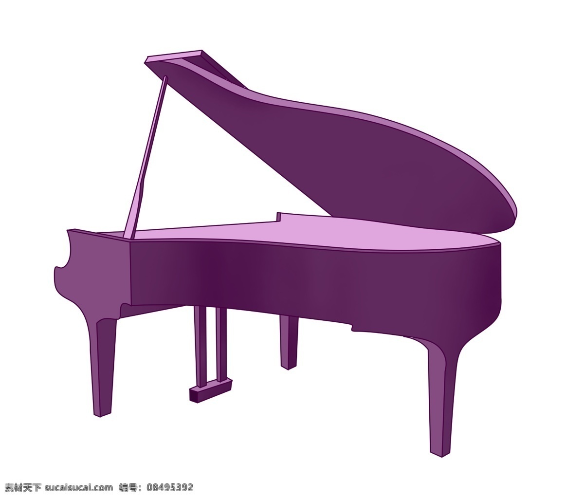 紫色 钢琴 装饰 插画 紫色的钢琴 乐器钢琴 漂亮的钢琴 创意钢琴 立体钢琴 钢琴装饰 精美钢琴