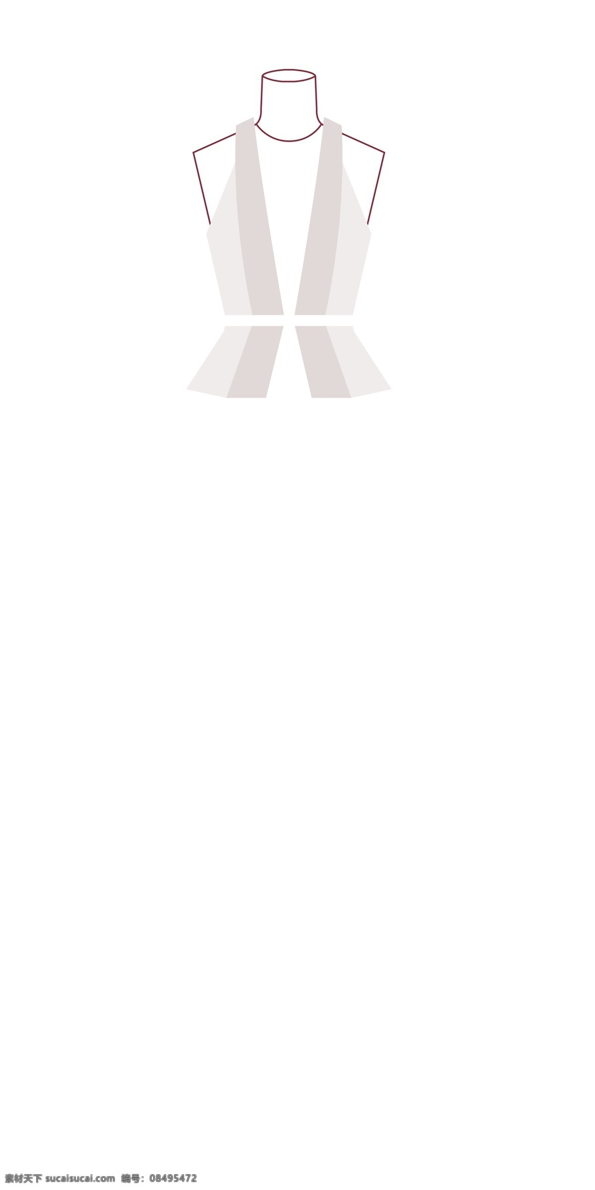 洁白女士婚纱 婚纱 白色 服饰