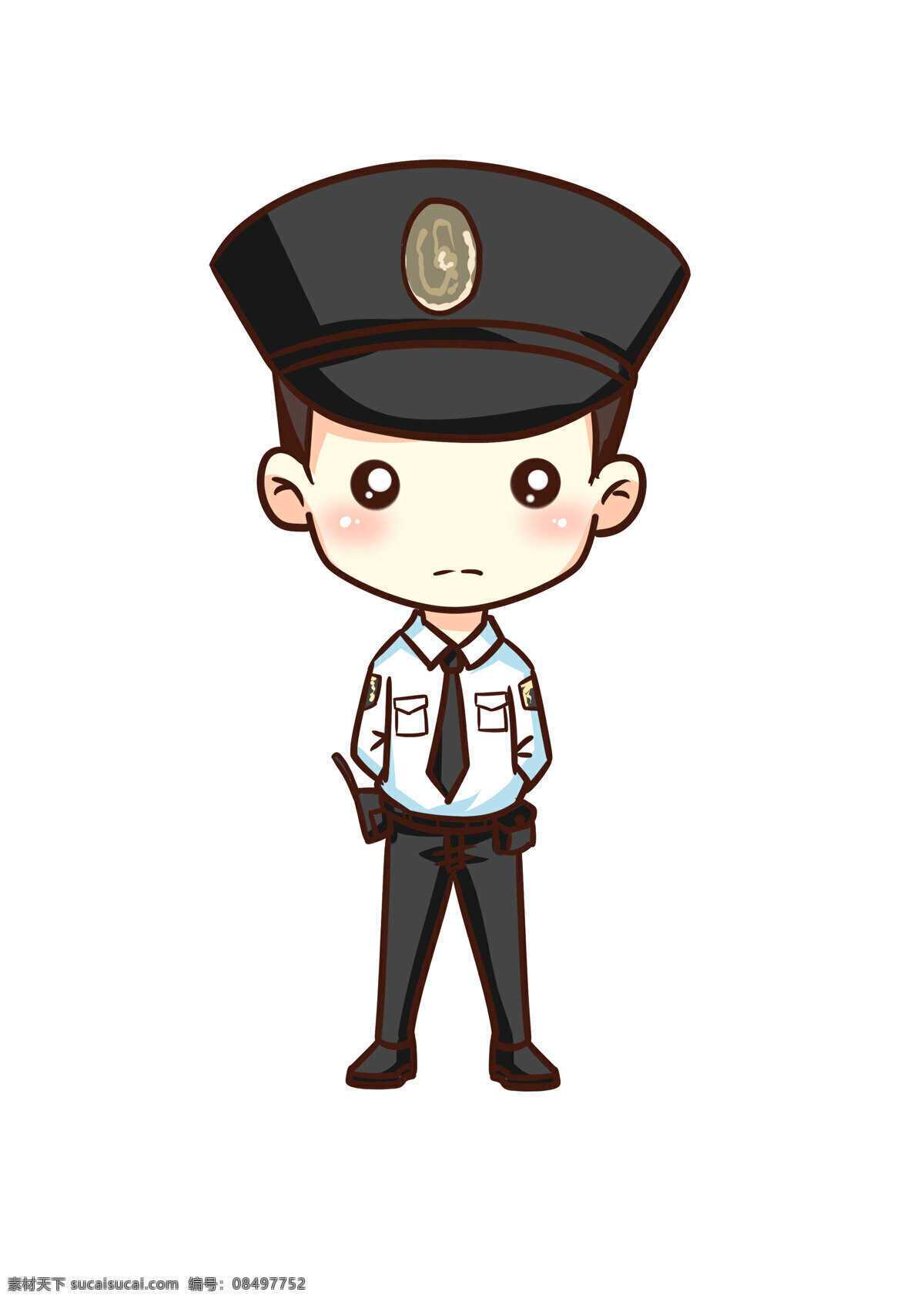 原创q版 警察 q版原创手绘 设计形象 高清q版壁纸 漫画 头像 动漫动画