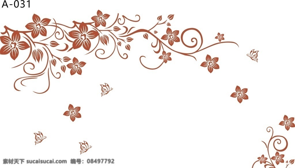 对角 花 矢量图 对角花 矢量图片 装修 卧室 广告 花纹 单花 雕刻花 蝴蝶