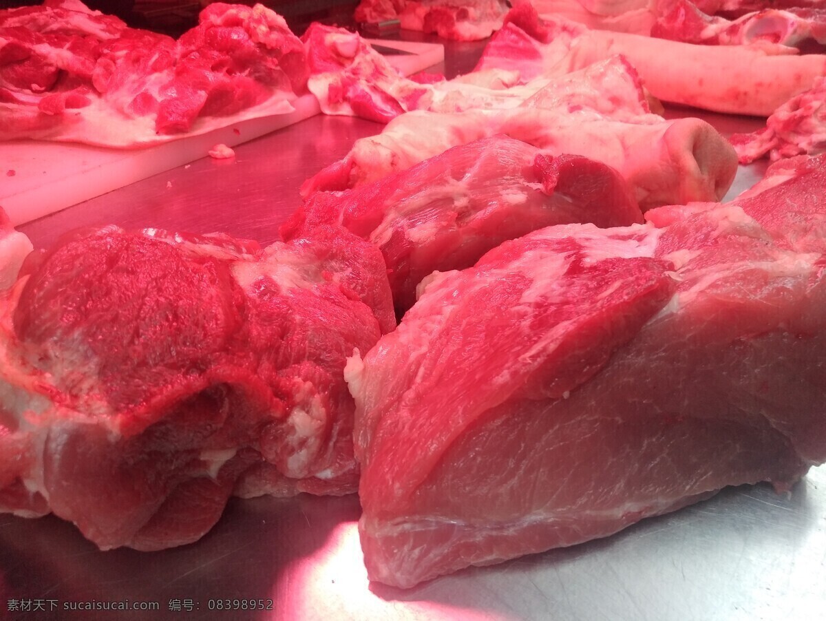新鲜腿肉 肉品类 猪肉类 猪肉 餐饮美食 食物原料