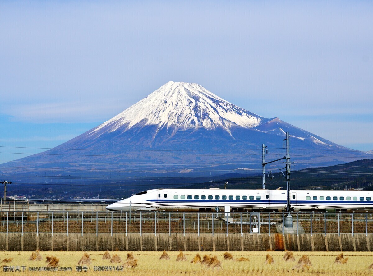 富士山 雪山 新干线 列车 火车 交通工具 自然风光 蓝天 白云 冰川 山川 冬天 冬季 远山 山峦 山峰 景观 国外风光 高清壁纸 风光 风景 旅游 山水风景 自然景观 自然风景