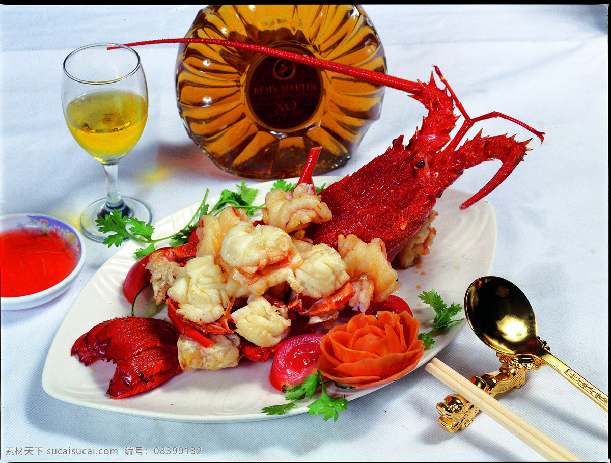 上汤 焗 龙虾 实物 美食 佳肴 海鲜 餐饮文化 菜谱素材 餐饮美食 传统美食 摄影图库
