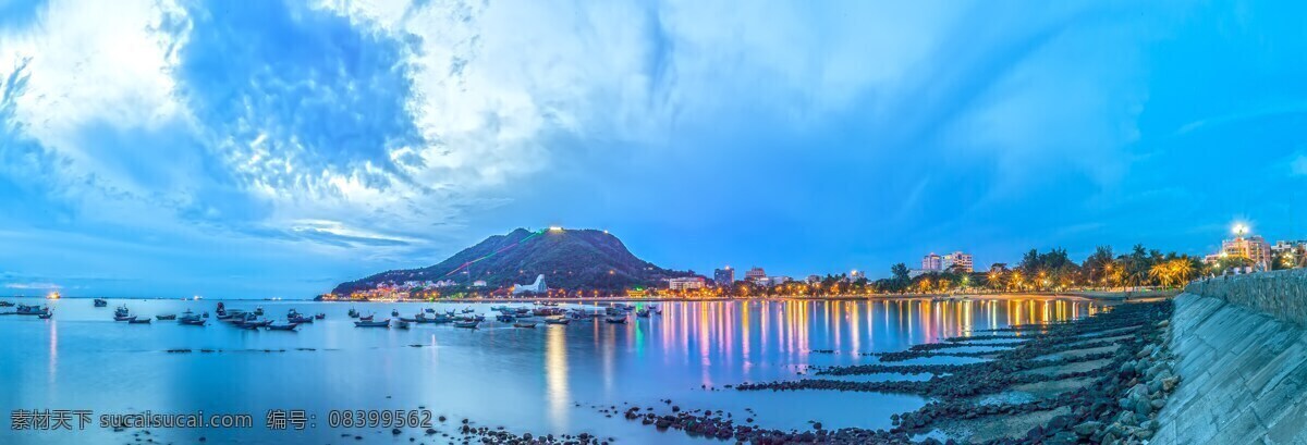码头 大海 全景 风景 山 云 hdr 郑氏耐心 小号坚 自然景观 自然风景