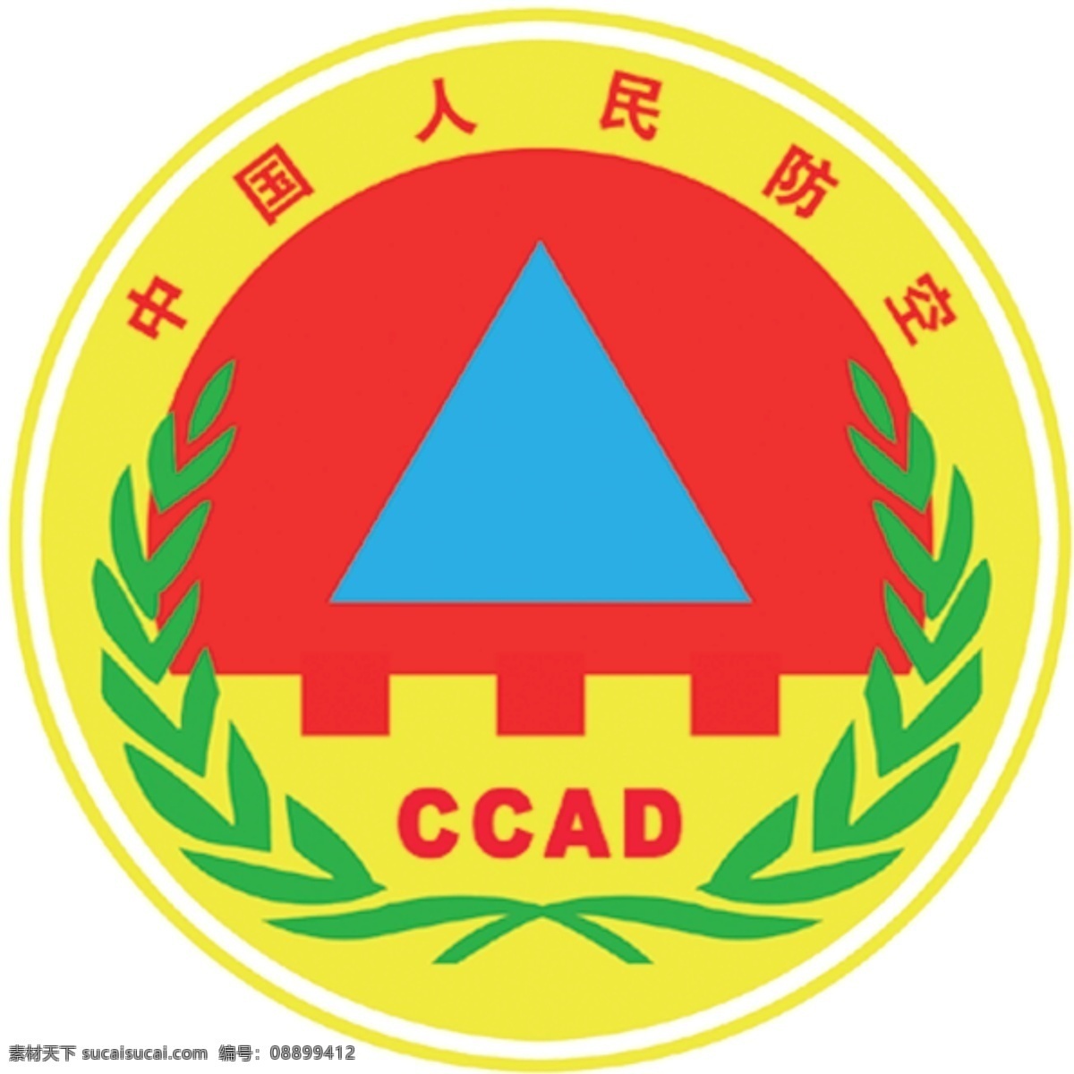 人防 logo 标志 徽 空防