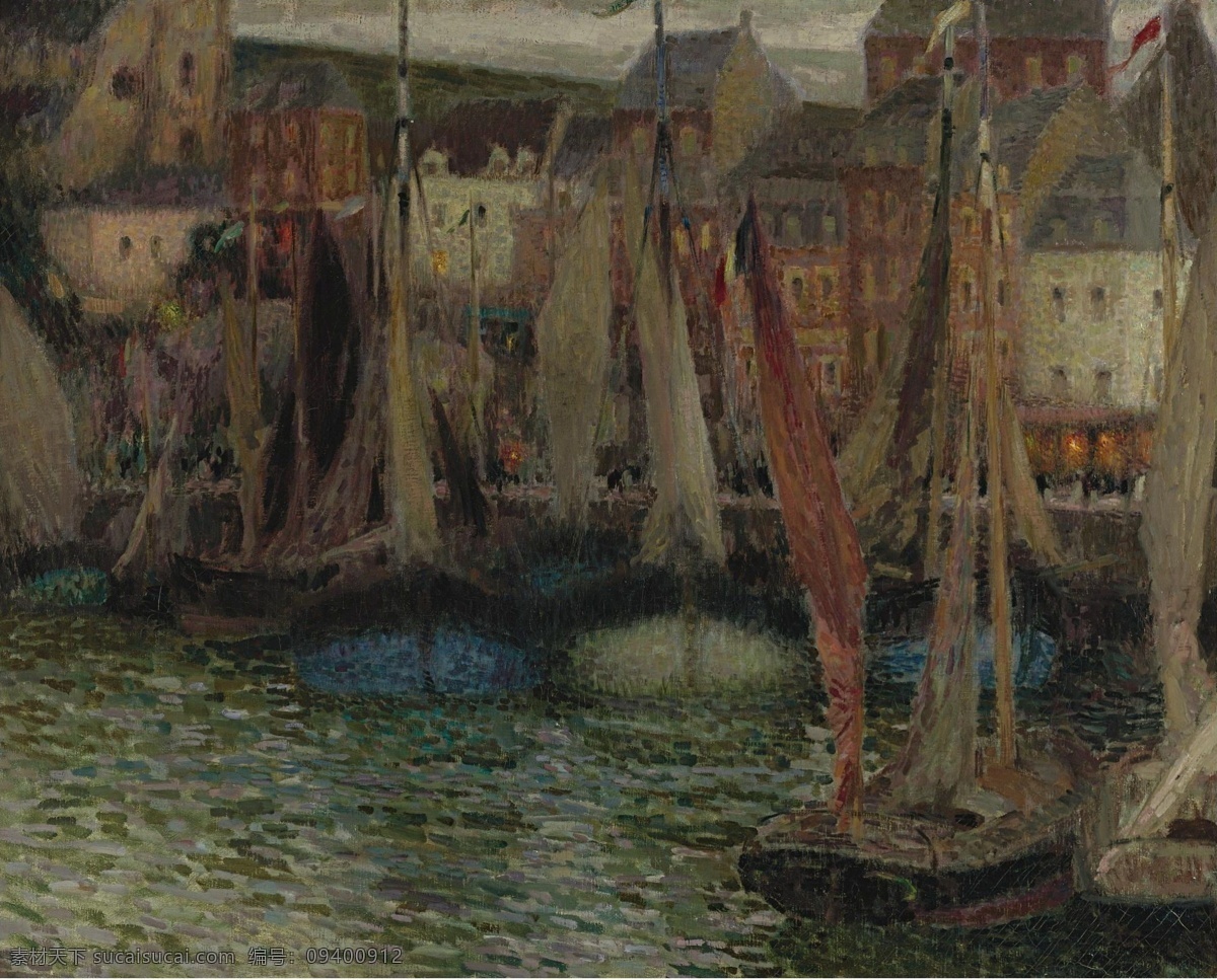 1906 大师 画家 风景画 静物 油画 建筑 装饰画 treport boats sidaner le henri 人物 高清 西方 国外 现代 家居装饰素材