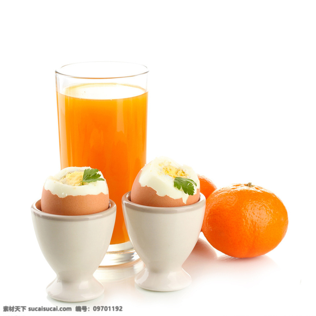 鸡蛋 熟鸡蛋 早餐 橙汁 桔子 柴鸡蛋 土鸡蛋 笨鸡蛋 禽蛋 蛋 食材 餐饮美食 传统美食