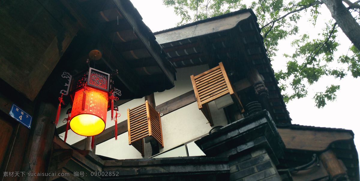 宽巷子4号 四川 成都 宽窄巷子 景区 游玩 雨天 旅游摄影 国内旅游