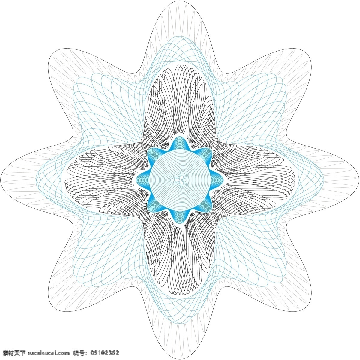 矢量 防伪 花纹 边框 矢量素材 线条 矢量图 其他矢量图