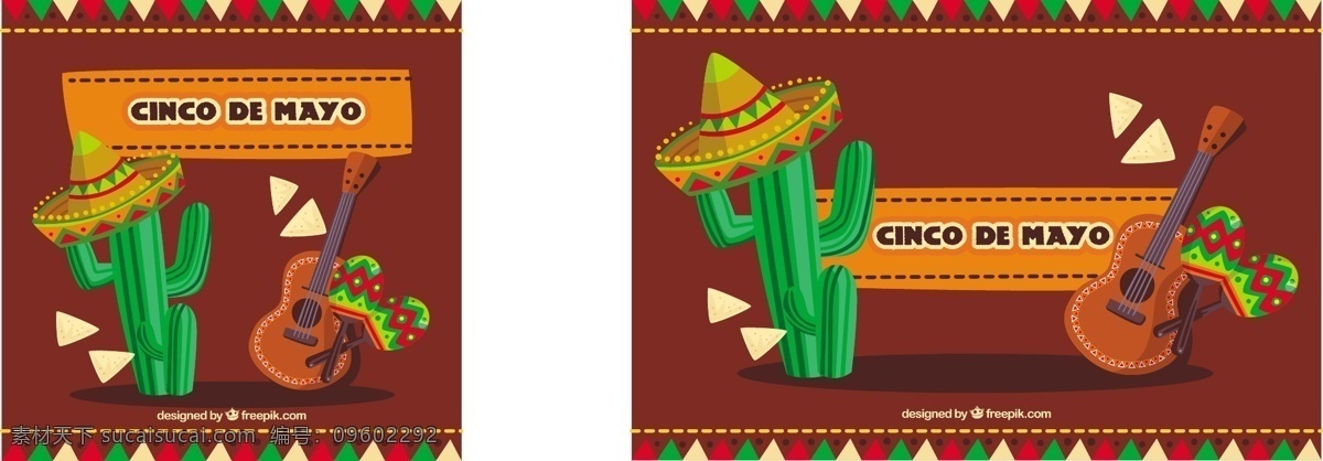 传统 项目 庆祝 cinco de mayo 背景 派对 色彩 庆典 假日 吉他 平 多彩的背景 帽子 墨西哥 平面设计 仙人掌 军队 文化 党的背景 胜利