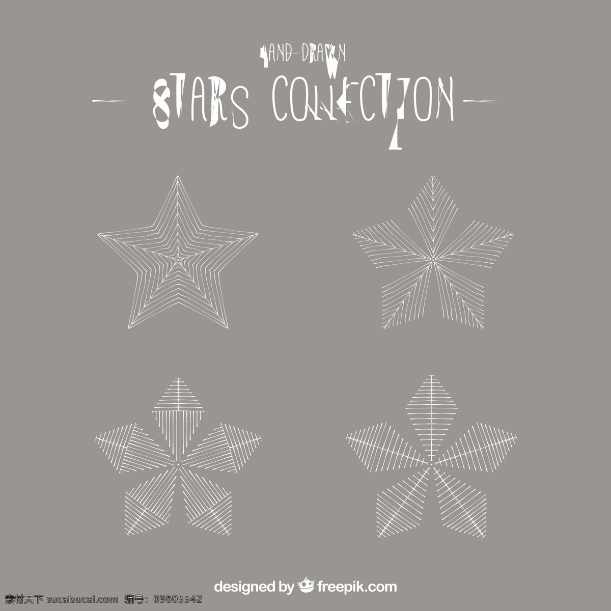 带 条纹 手工 绘制 星星 摘要 手 星 几何 手工绘制 线条 饰品 明星 造型 装饰 抽象线条 抽象设计 几何造型 明亮