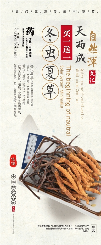 冬虫夏草 展架 冬虫夏草展架 中医展架 中药材 药材 名贵药材 分层