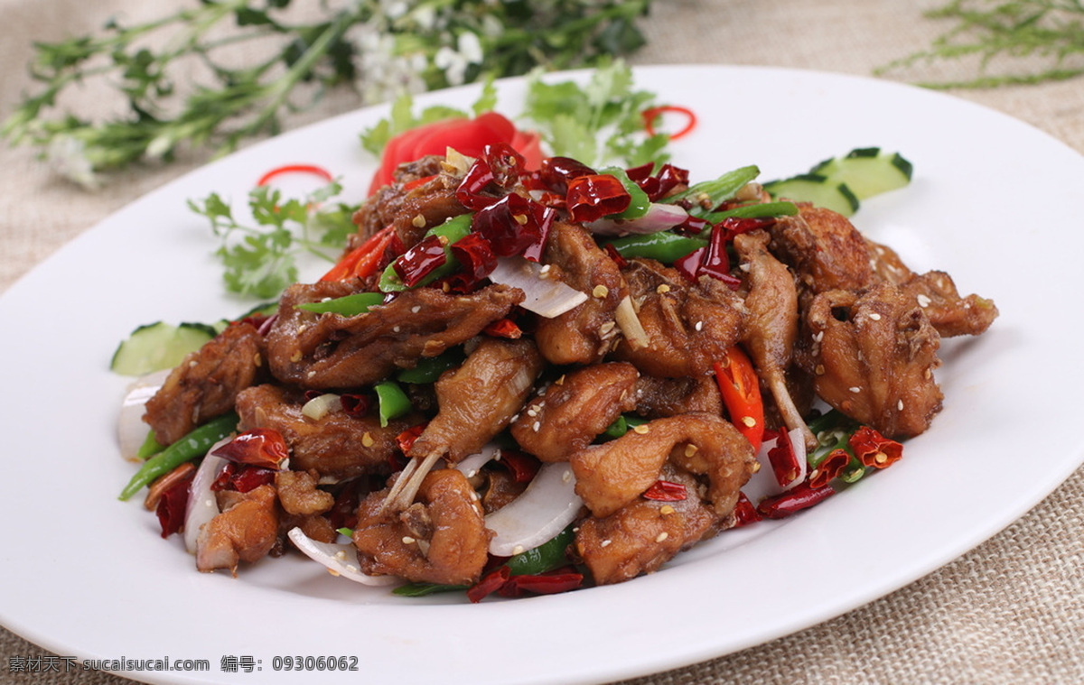 干煸野兔 香辣兔肉 麻辣野兔 炒兔肉 麻辣干煸兔肉 麻辣兔丁 四川麻辣兔丁 辣子鸡丁 麻辣鸡丁 川味辣子鸡丁 重庆辣子鸡 干煸鸡块 菜品图 餐饮美食 传统美食