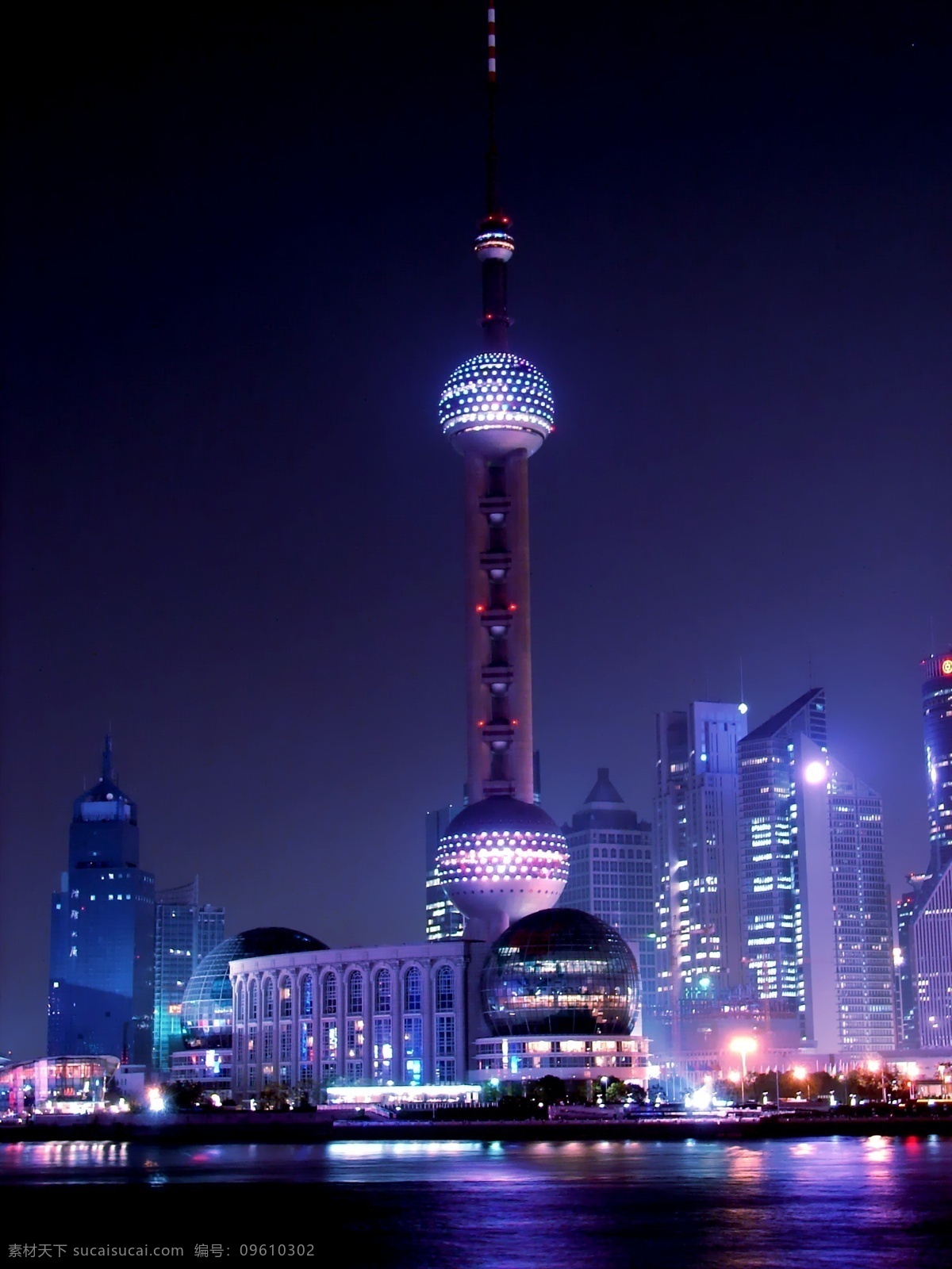 上海 夜景 交通 繁华 城市夜景 都市 弥红灯 城市风光 环境家居