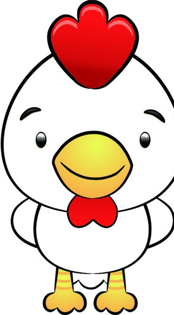 叫了个鸡 鸡 卡通鸡 标志 加了个鸡标志 黄色 红色 白色 鸡爪 叽叽叽 室内广告设计