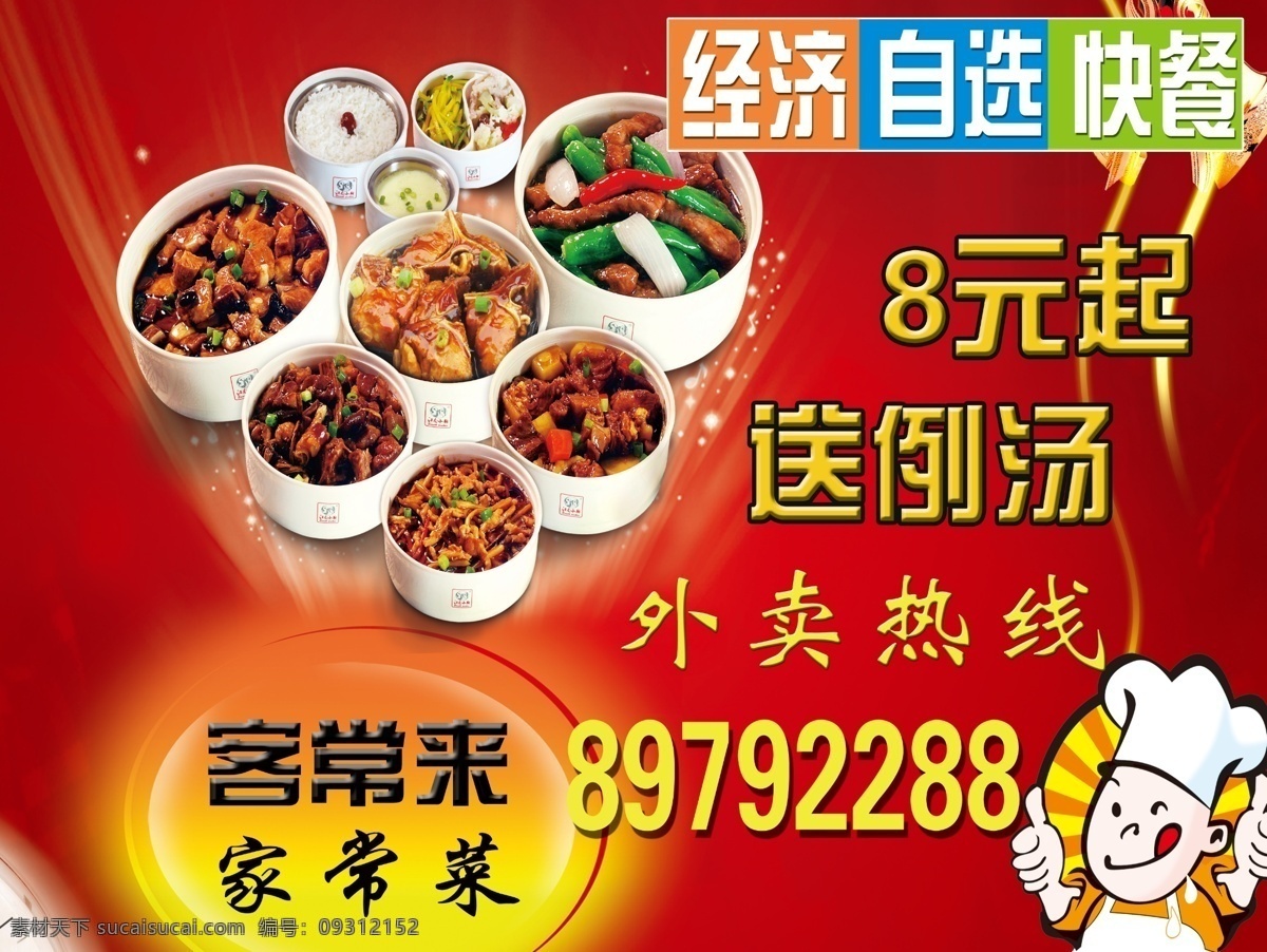 经济 自选 快餐 分层 源文件