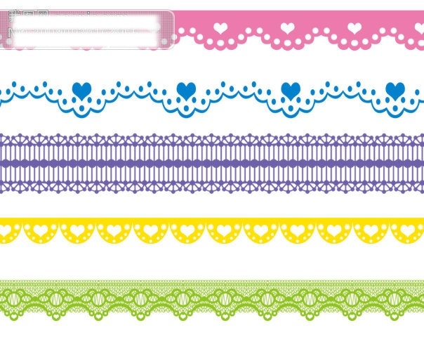 蕾丝 花边 文件 源文件 psd源文件 花纹花边素材