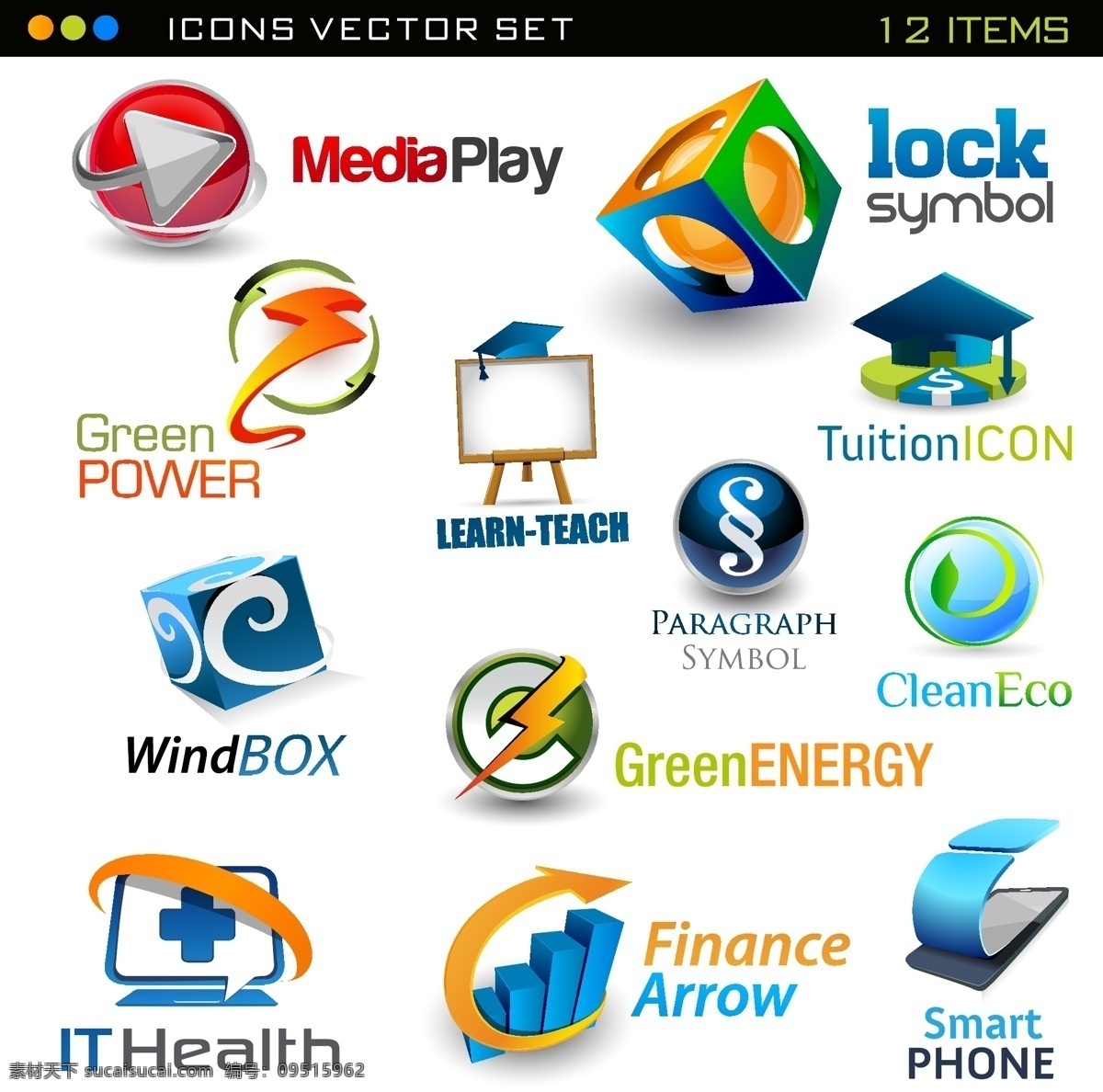 logo logo图标 彩色 黑白 免费素材 矢量 矢量图 其他矢量图