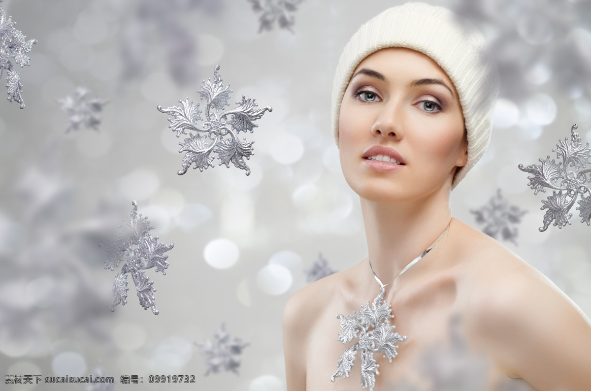 雪花 主题 性感美女 美女 女人 艺术 时尚美女 美女模特 美女写真 外国女性 外国女人 美女图片 人物图片