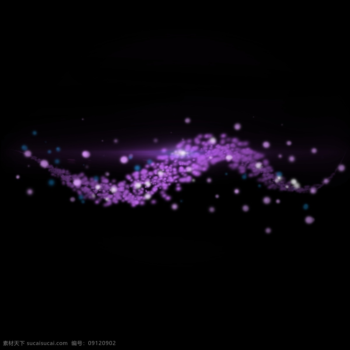 紫色 时尚 梦幻 粒子 闪光 视觉 造型 美观 大气 效果 光效