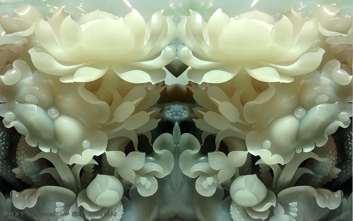 白色 玉石 雕刻 花卉 电视 背景 墙 设计素材 模板 豪华 大气 中国 风
