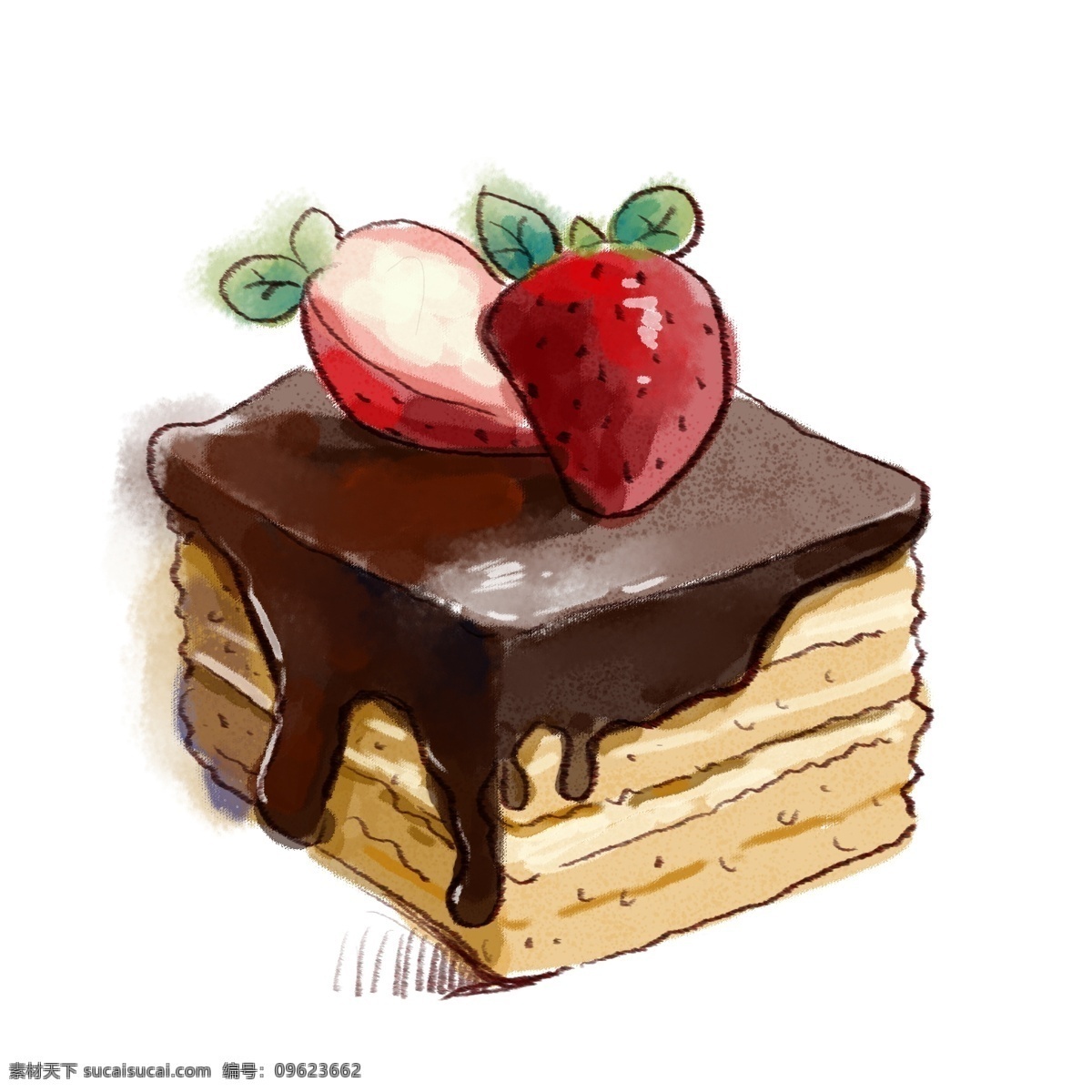 手绘 水彩 草莓 蛋糕 小清新 免抠 卡通 原创 可爱 奶油 樱桃 汉堡 糕点 美丽 美味 美食 食物 女生 水果 蔬菜