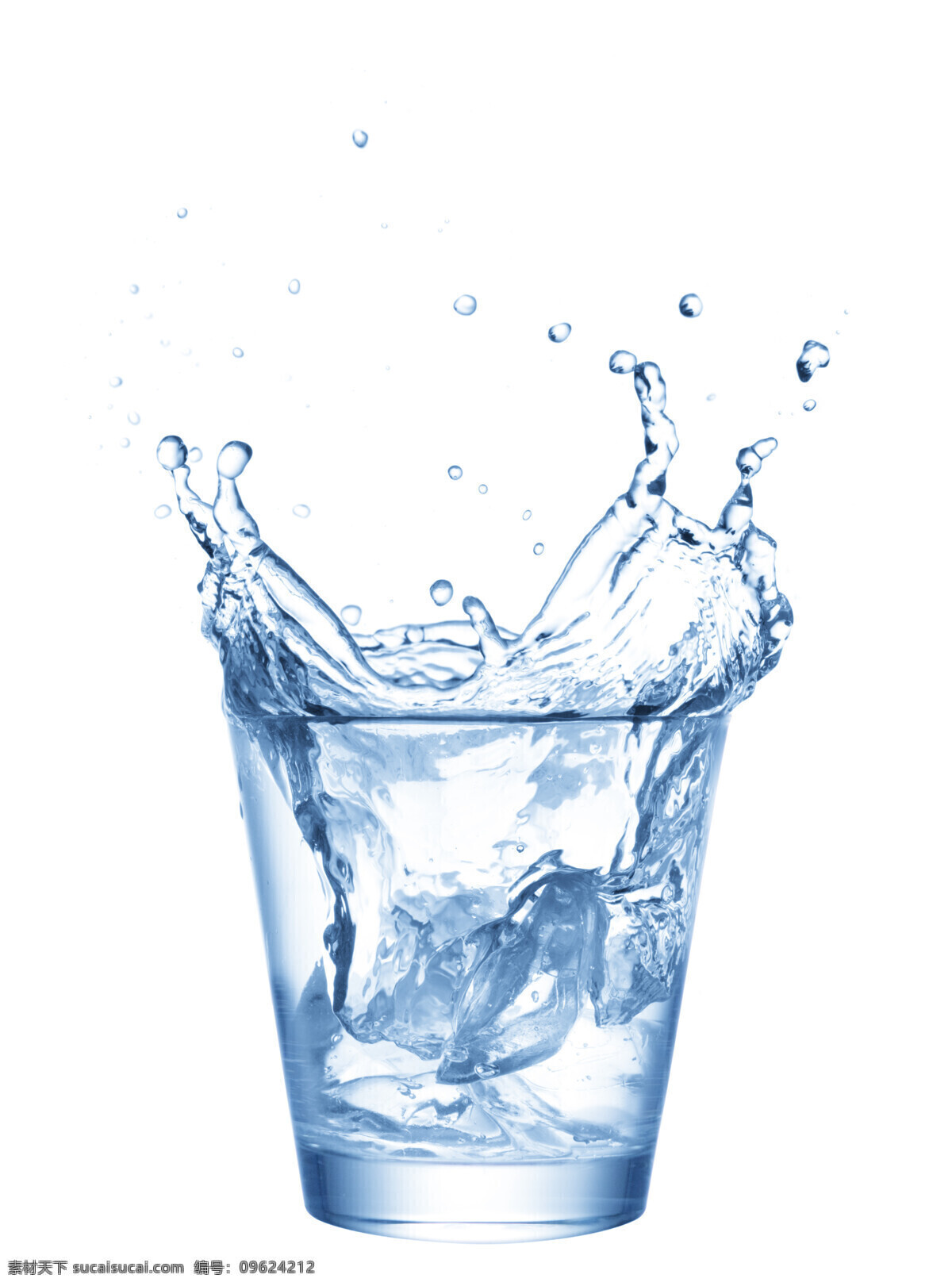 动感 水花 高清 玻璃杯 水杯 杯子 水珠 水滴 水纹 飞溅 涟漪 水波 波纹 高清图片